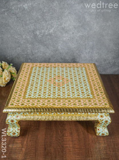 Decorative Meenakari Bajot - 16 x 16 inch