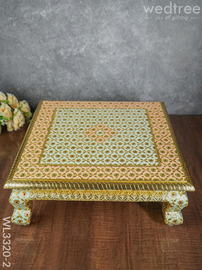 Decorative Meenakari Bajot - 18 x 18 inch