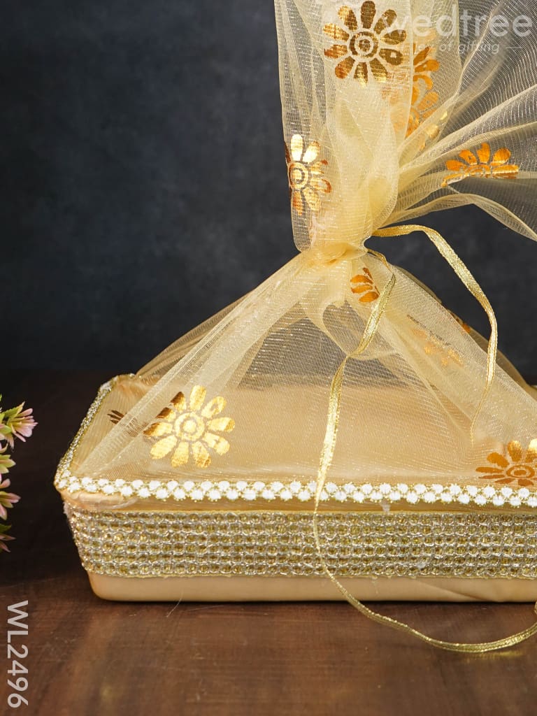 Decorative Tissue Basket (Tokri) - Big