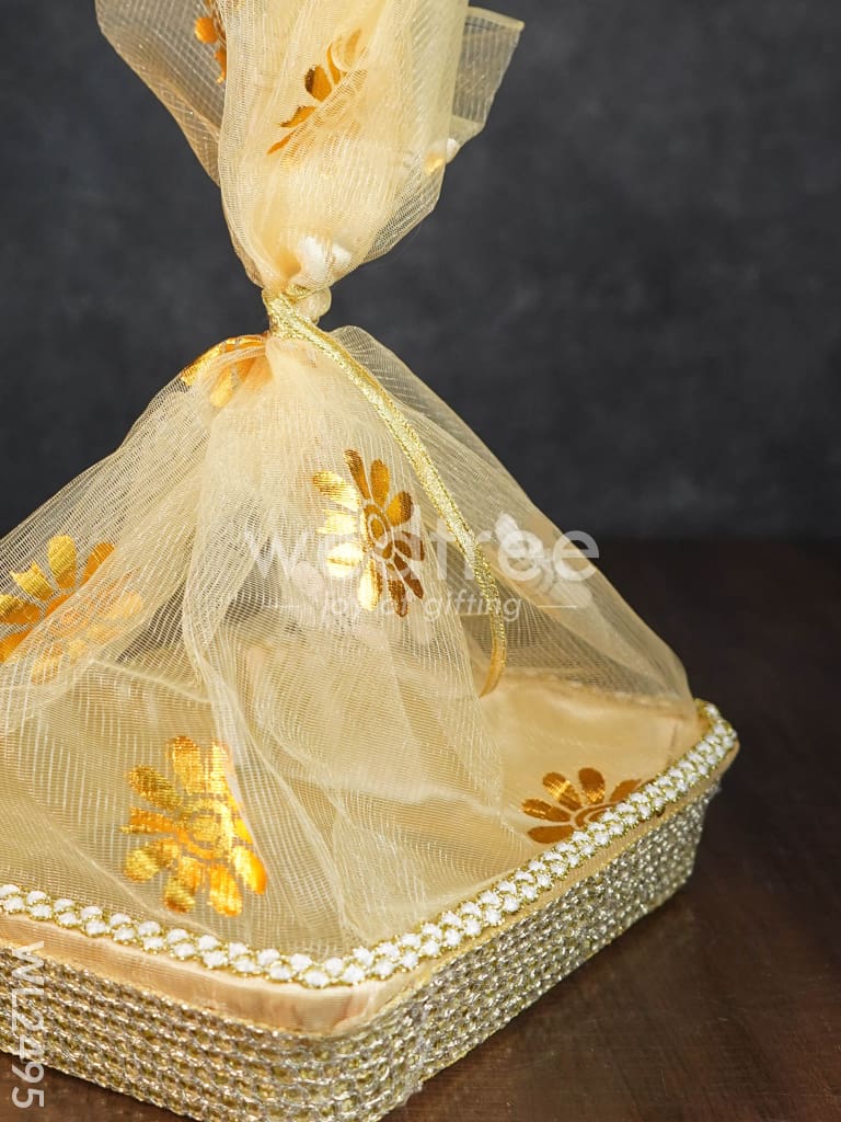 Decorative Tissue Basket (Tokri) - Medium