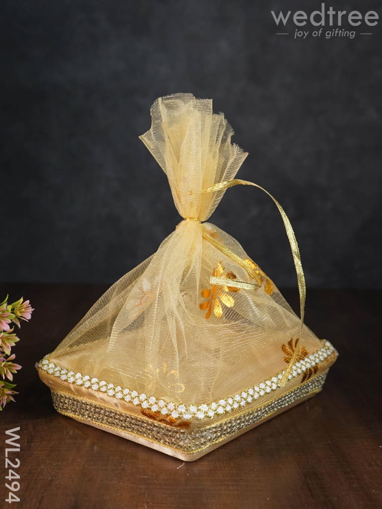 Decorative Tissue Basket ( Tokri ) - Small