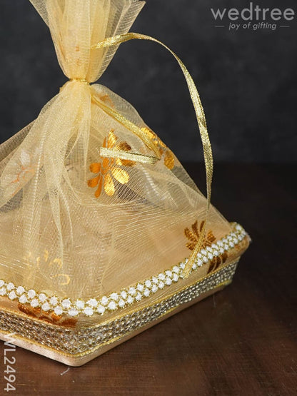 Decorative Tissue Basket ( Tokri ) - Small