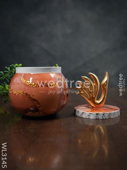 Designer Swan Jar