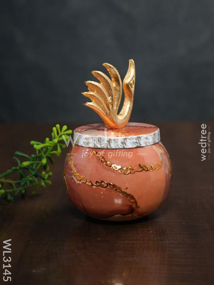 Designer Swan Jar