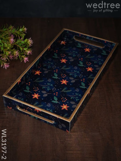 Digital Printed Floral Tray