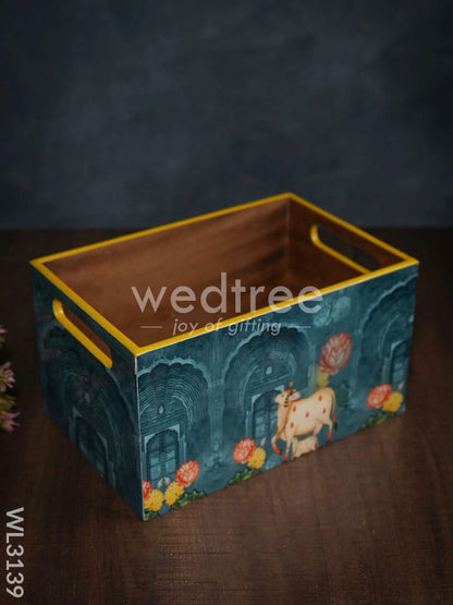 Digital Printed Organizer - Pichwai Style