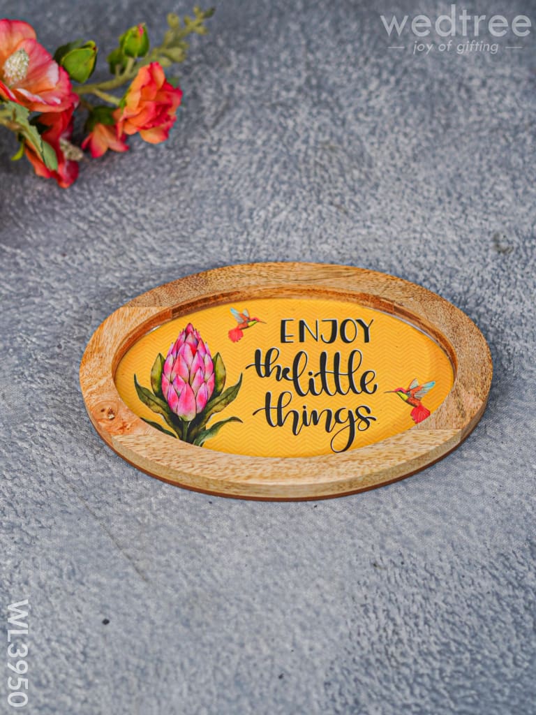 Digital Printed Wooden Oval Platter