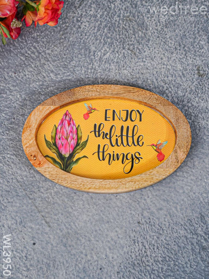 Digital Printed Wooden Oval Platter