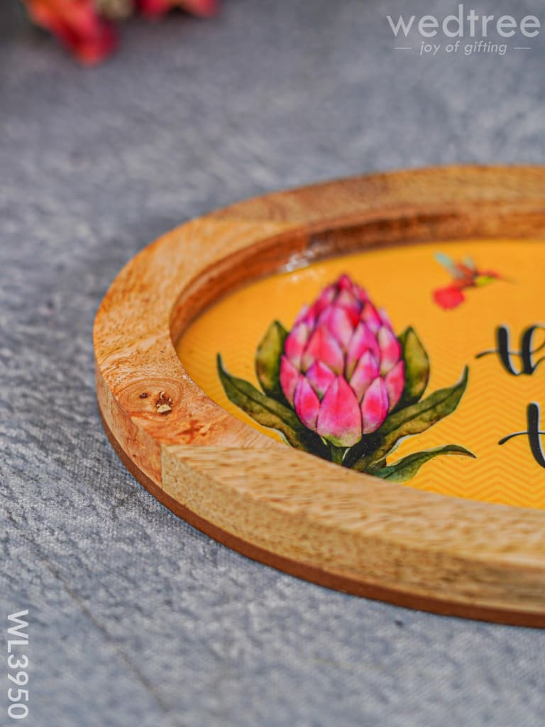 Digital Printed Wooden Oval Platter