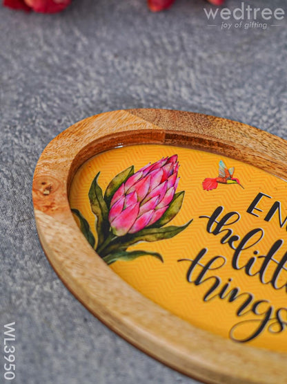 Digital Printed Wooden Oval Platter