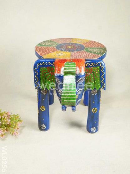 Elephant stool - 12 inch (Antique Blue)