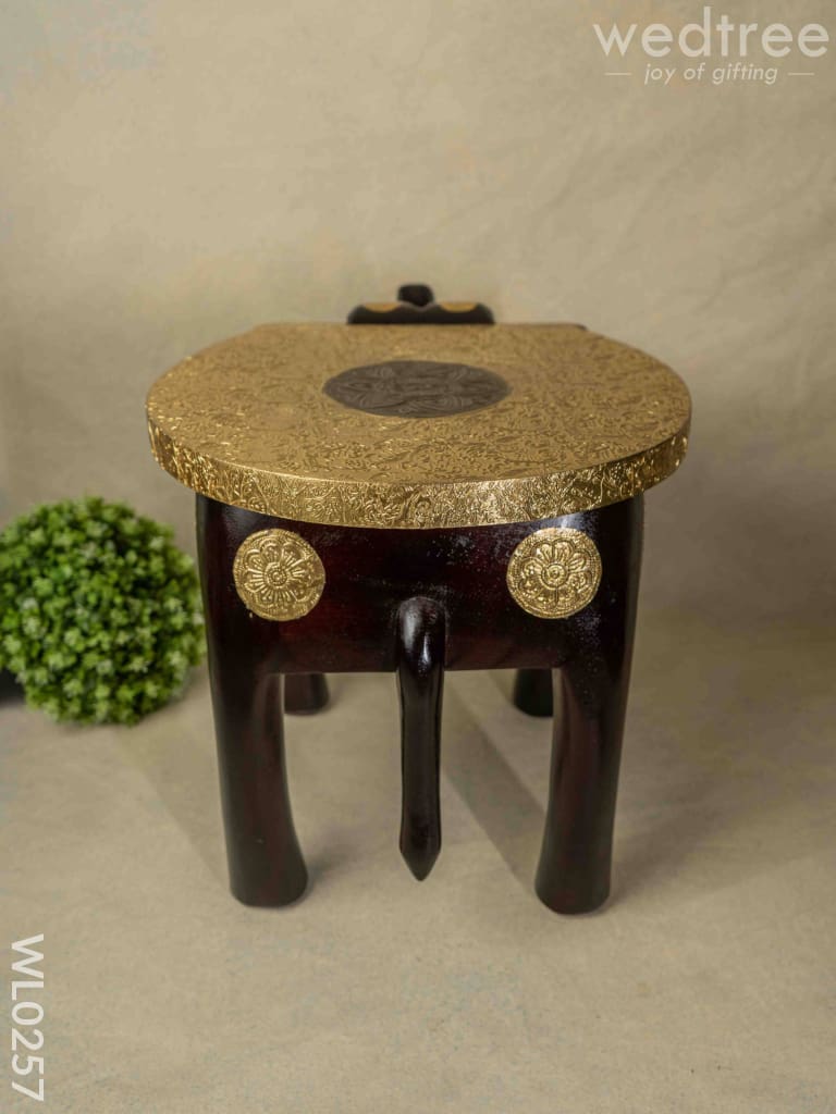 Elephant stool - 15 inch (Metal fitting)