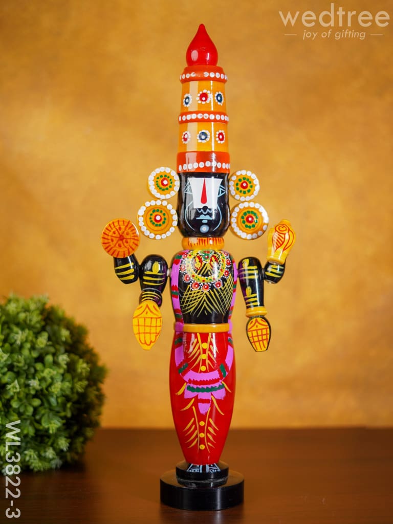 Etikoppaka Toy - Tirupathi Balaji - 19 inch