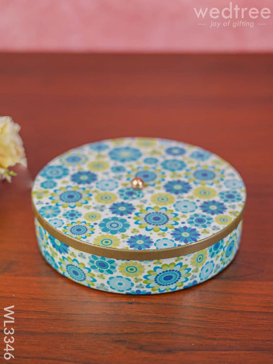 Floral Designed Multipurpose Storage Box