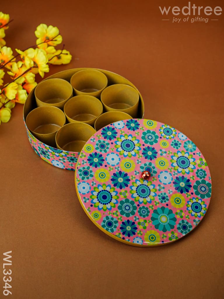 Floral Designed Multipurpose Storage Box