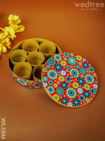 Floral Designed Multipurpose Storage Box