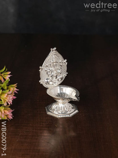 German Silver Diya