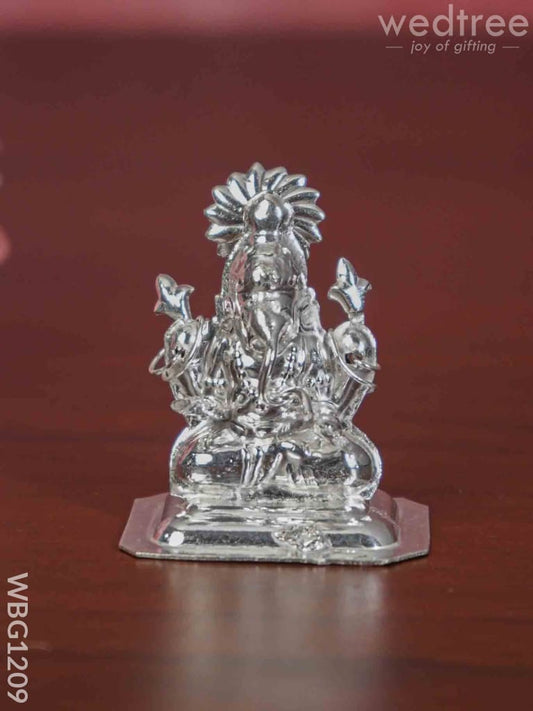 German Silver Ganesha Idol