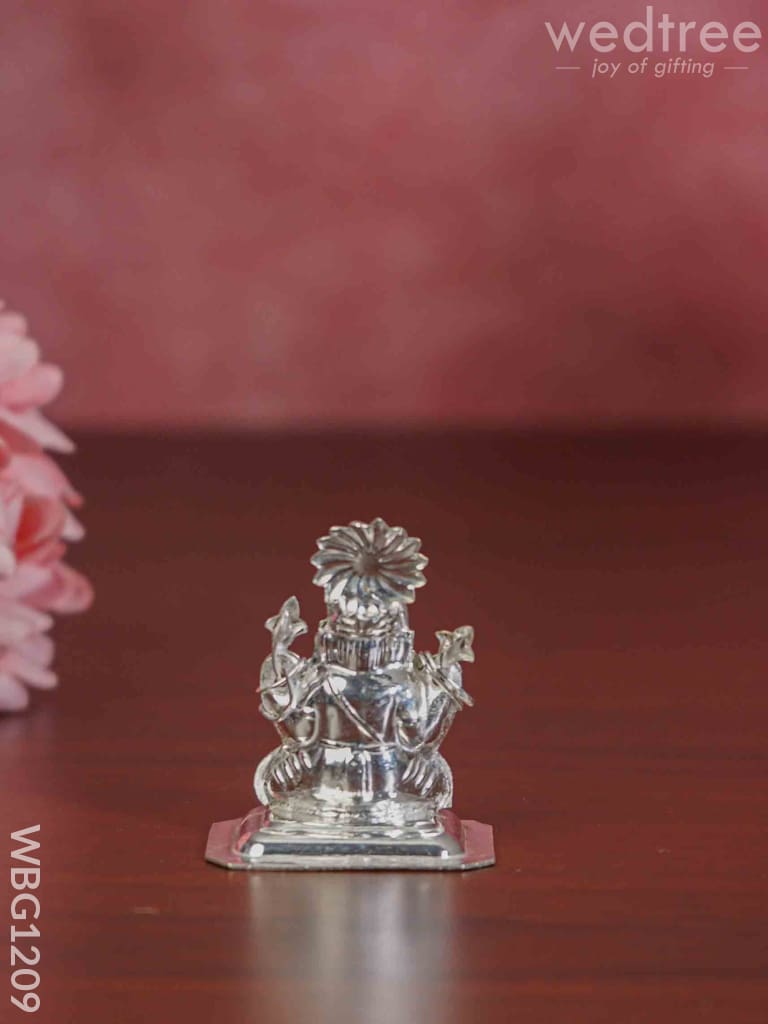 German Silver Ganesha Idol