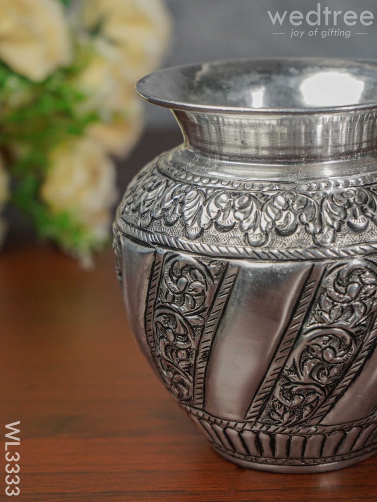 German Silver Kalash with Antique Finish