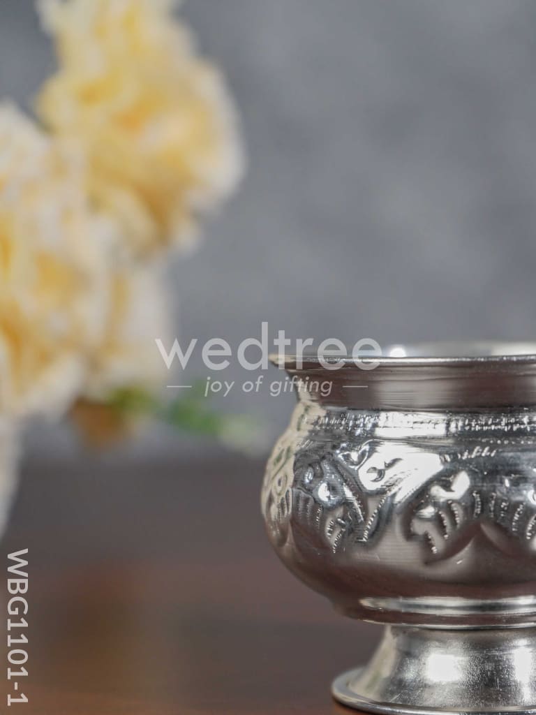 German Silver Kumkum Bowl