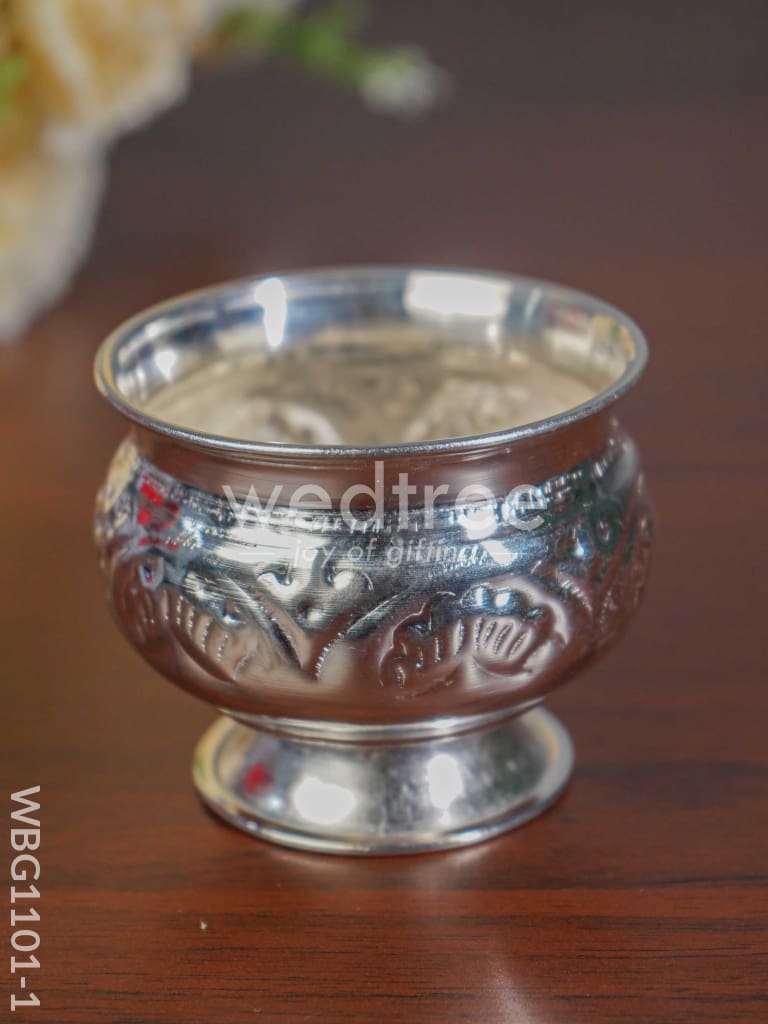 German Silver Kumkum Bowl