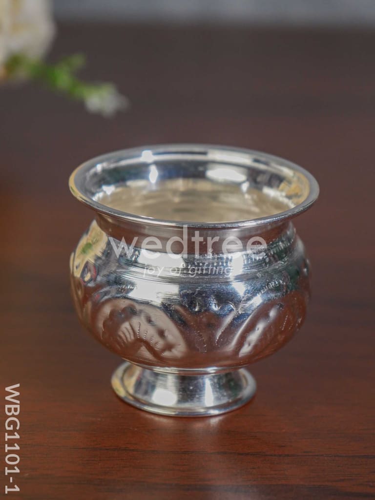 German Silver Kumkum Bowl