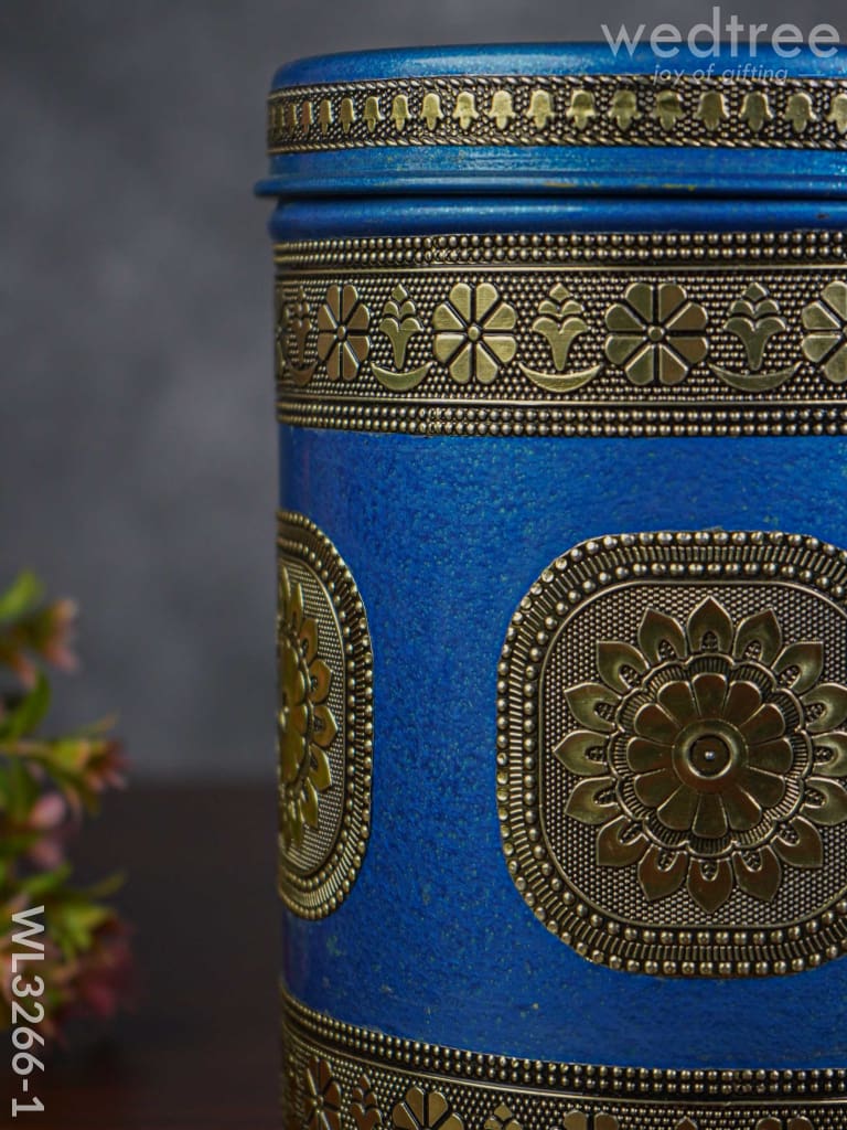 Gold Oxidized Dabba