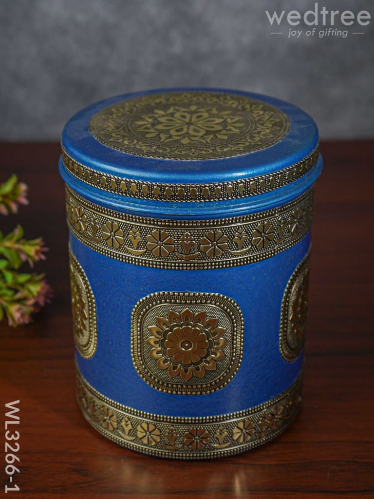 Gold Oxidized Dabba