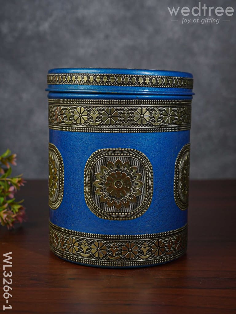 Gold Oxidized Dabba