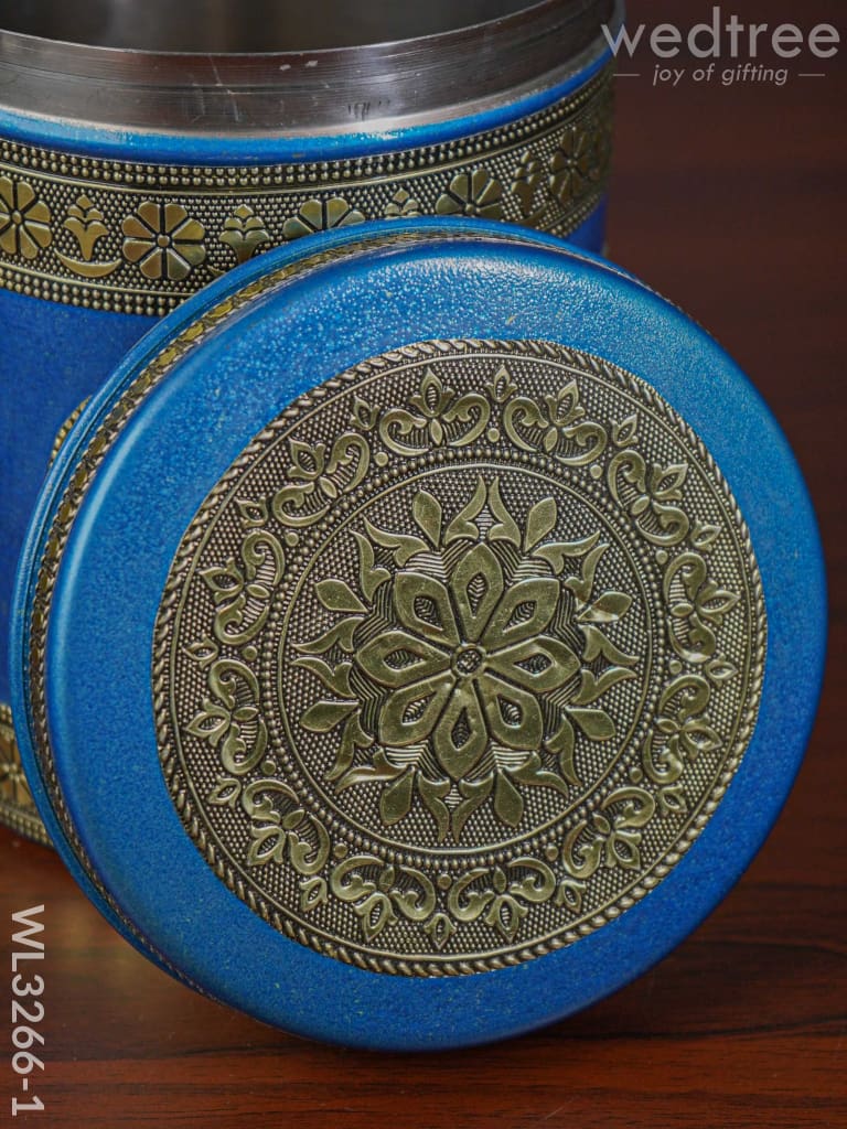 Gold Oxidized Dabba