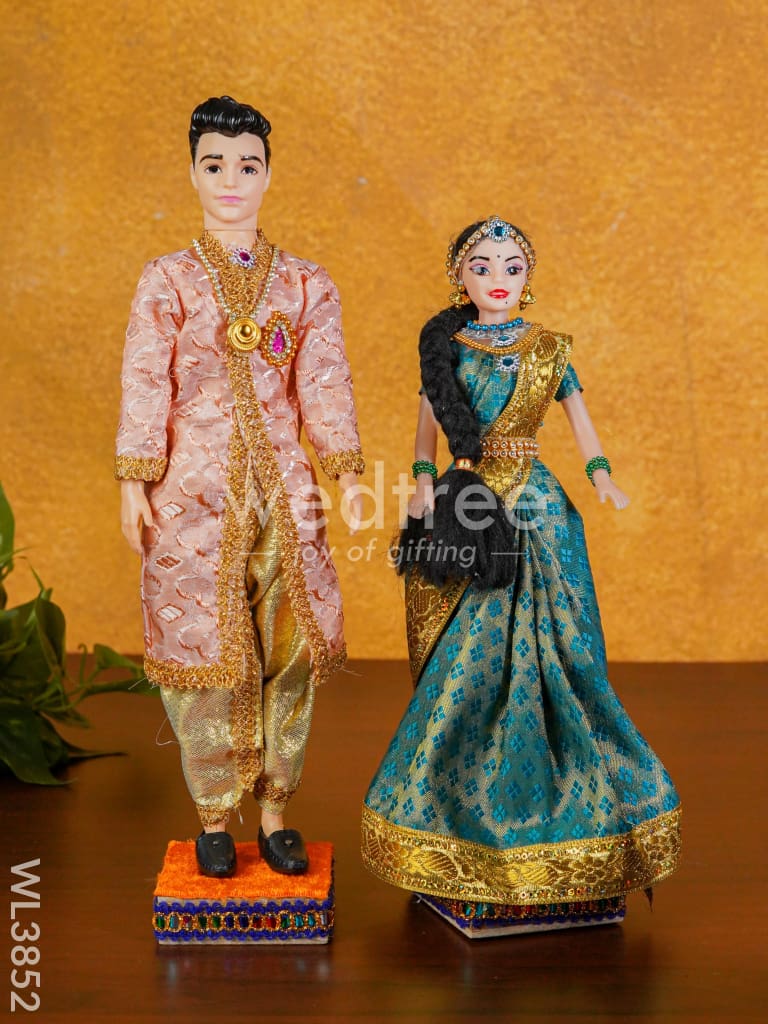 Half Saree Ceremony Doll Combo - Set of 3