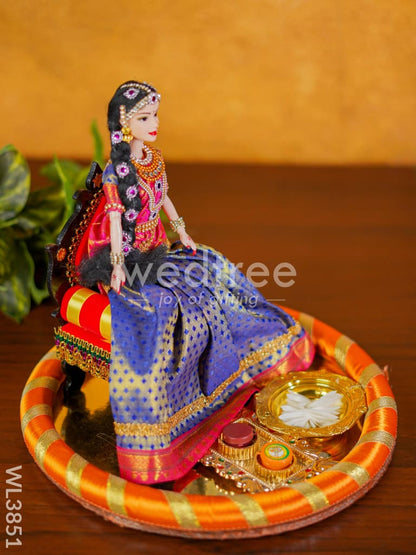 Half Saree Ceremony Doll