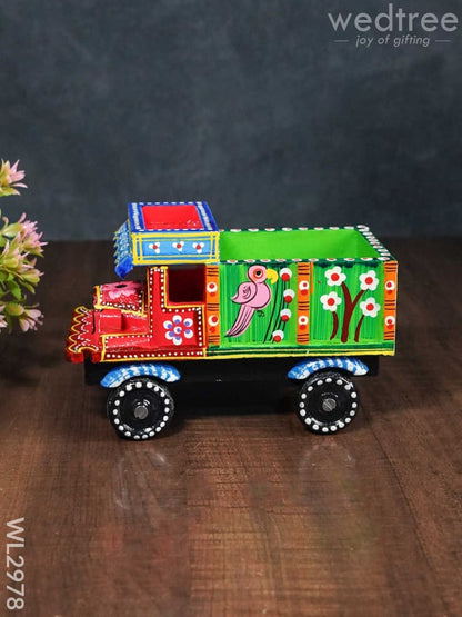 Hand Painted Truck Organizer - Channapatna Toys