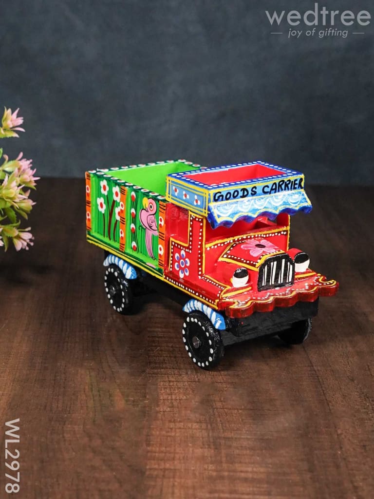 Hand Painted Truck Organizer - Channapatna Toys