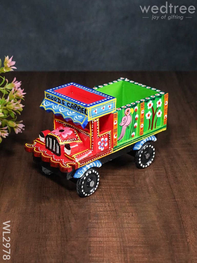 Hand Painted Truck Organizer - Channapatna Toys