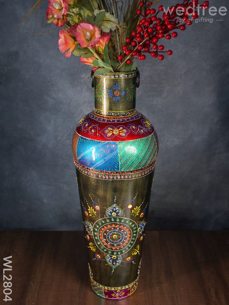 Hand Painted Vase - 30 inch