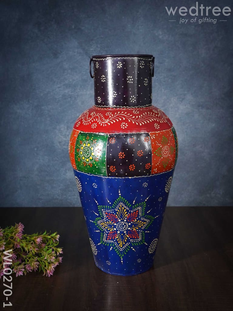 Hand Painted vase Medium