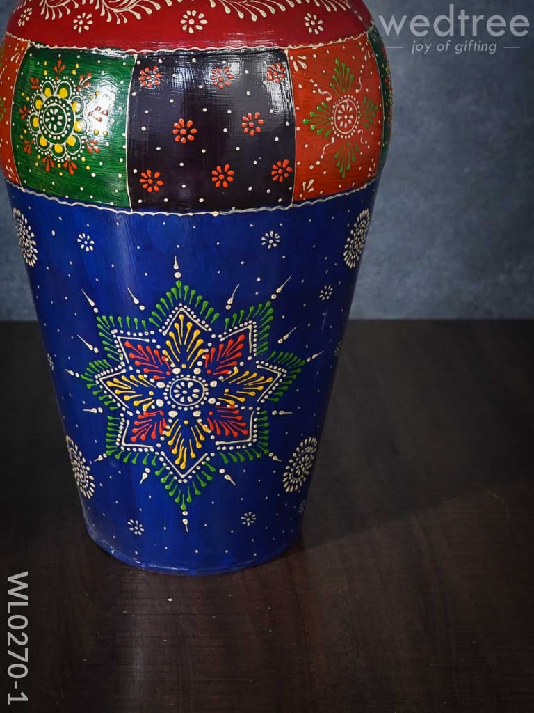 Hand Painted vase Medium