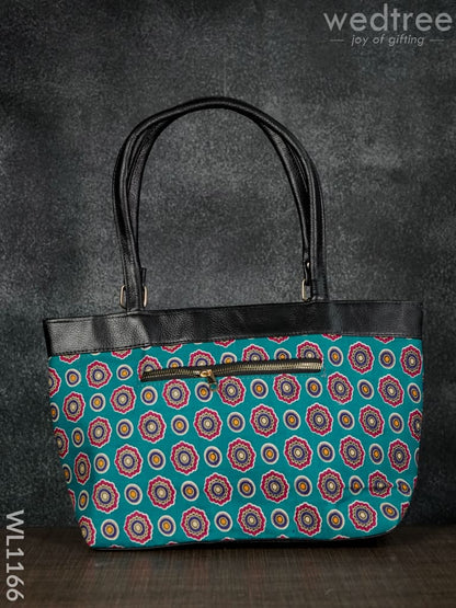 Handbag with Mandal Art Prints