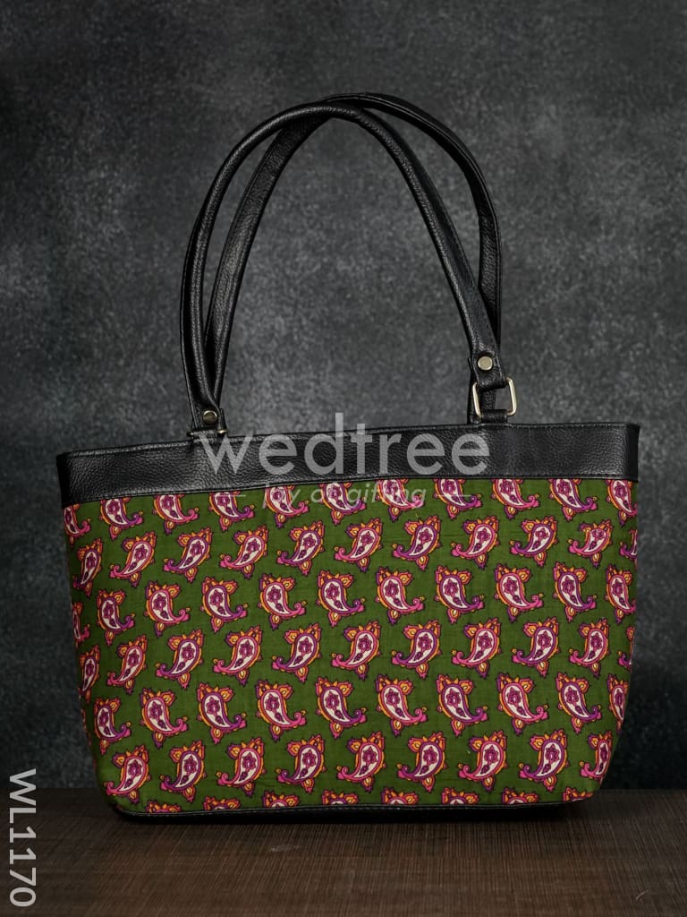 Handbag with Mango Prints