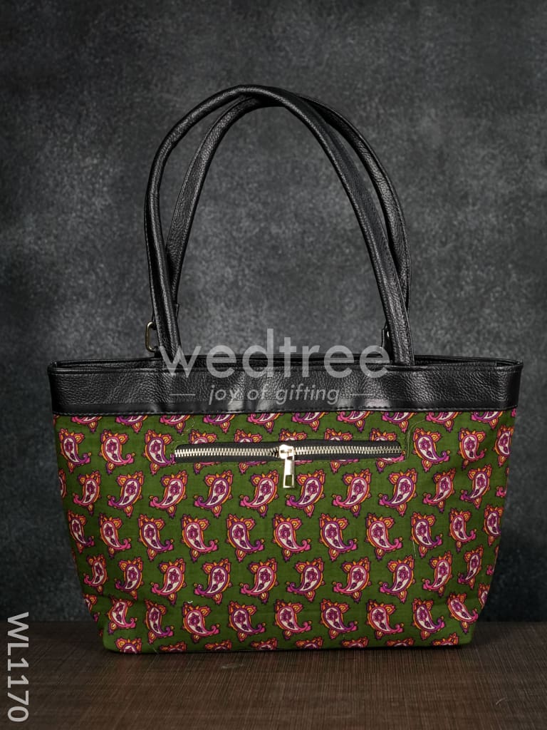 Handbag with Mango Prints