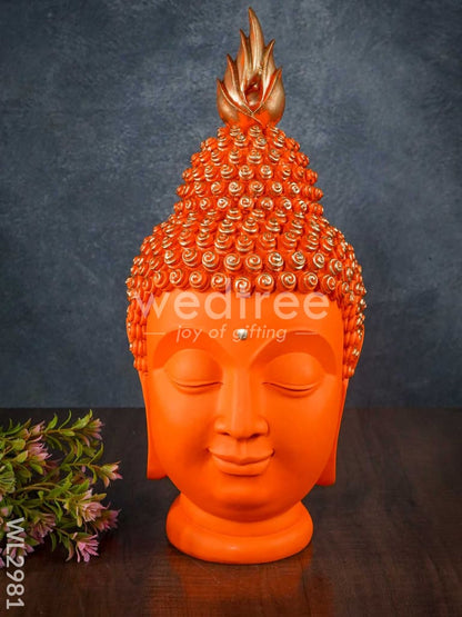 Handcrafted Polyresin Buddha Head