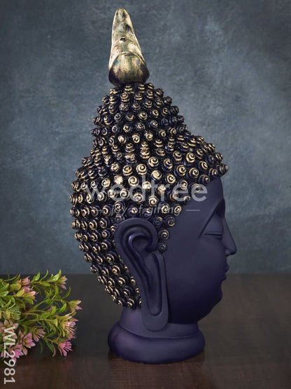 Handcrafted Polyresin Buddha Head