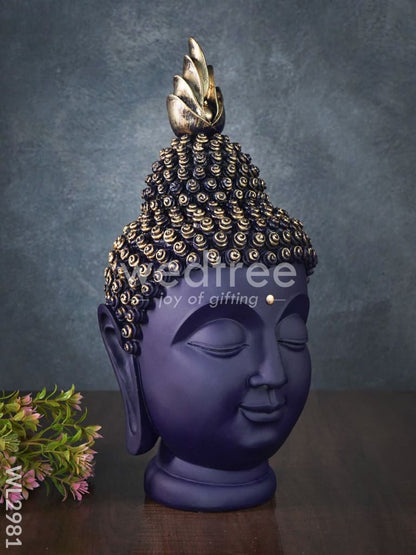 Handcrafted Polyresin Buddha Head