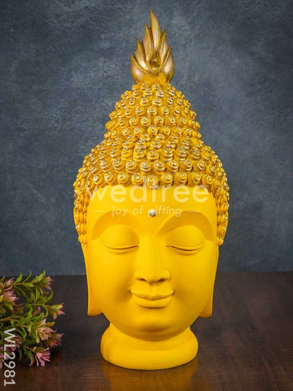 Handcrafted Polyresin Buddha Head