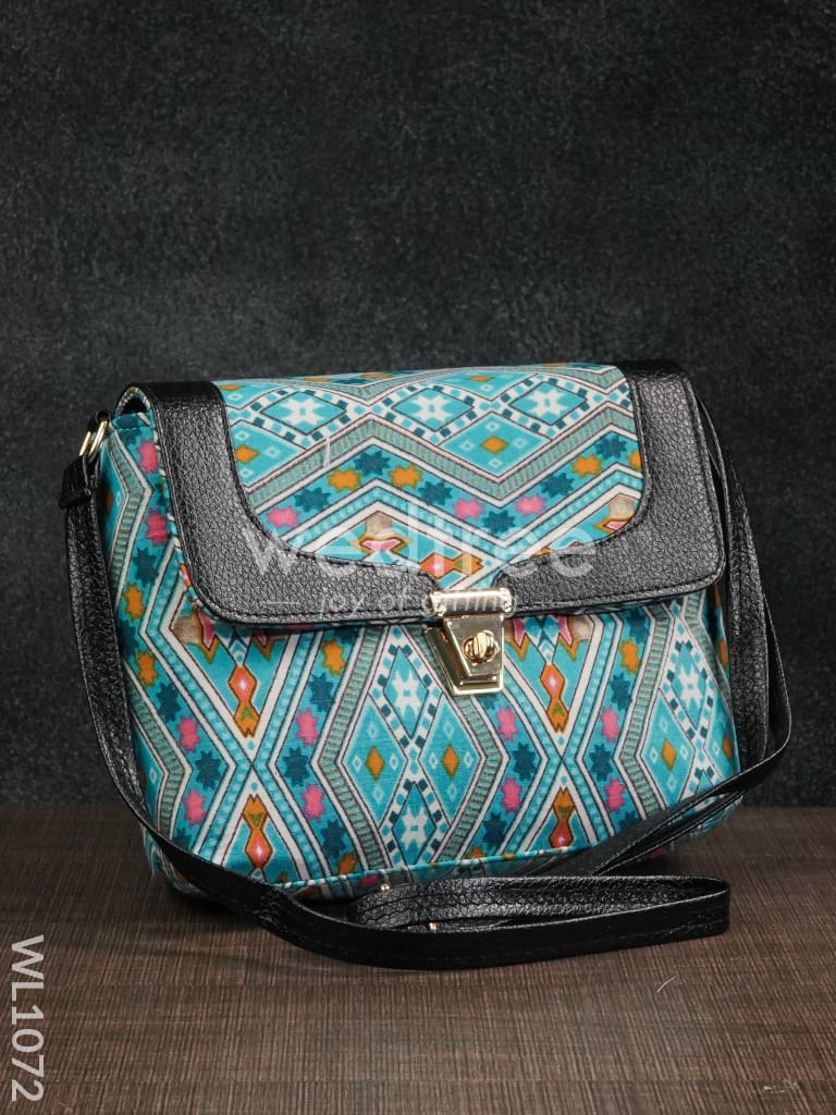 Ikkat Print Sling Bag ( Assorted )