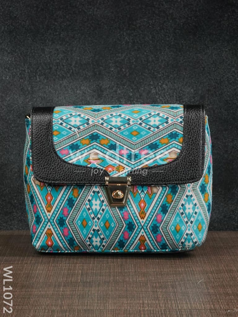 Ikkat Print Sling Bag ( Assorted )