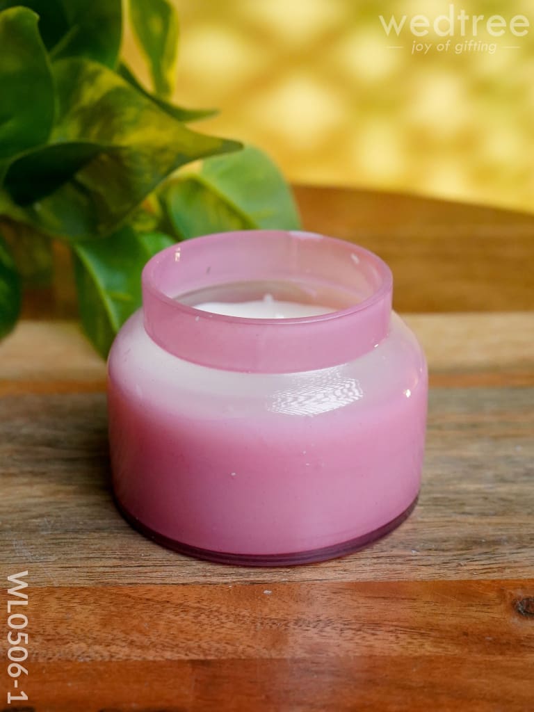 Iridescent scented Soy wax Jar (2.5 Inches)