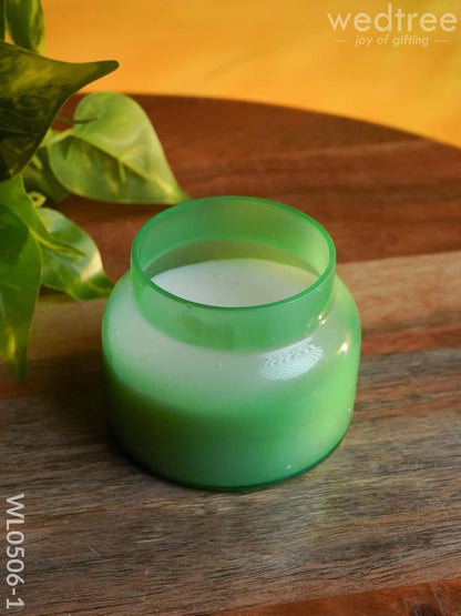 Iridescent scented Soy wax Jar (2.5 Inches)